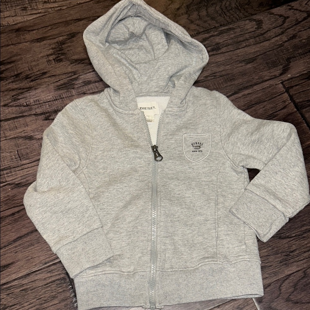 Diesel Kids Gray Hoodie